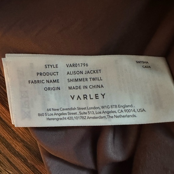 Varley Alison Jacket - Peppercorn color - size Medium - Picture 5 of 12